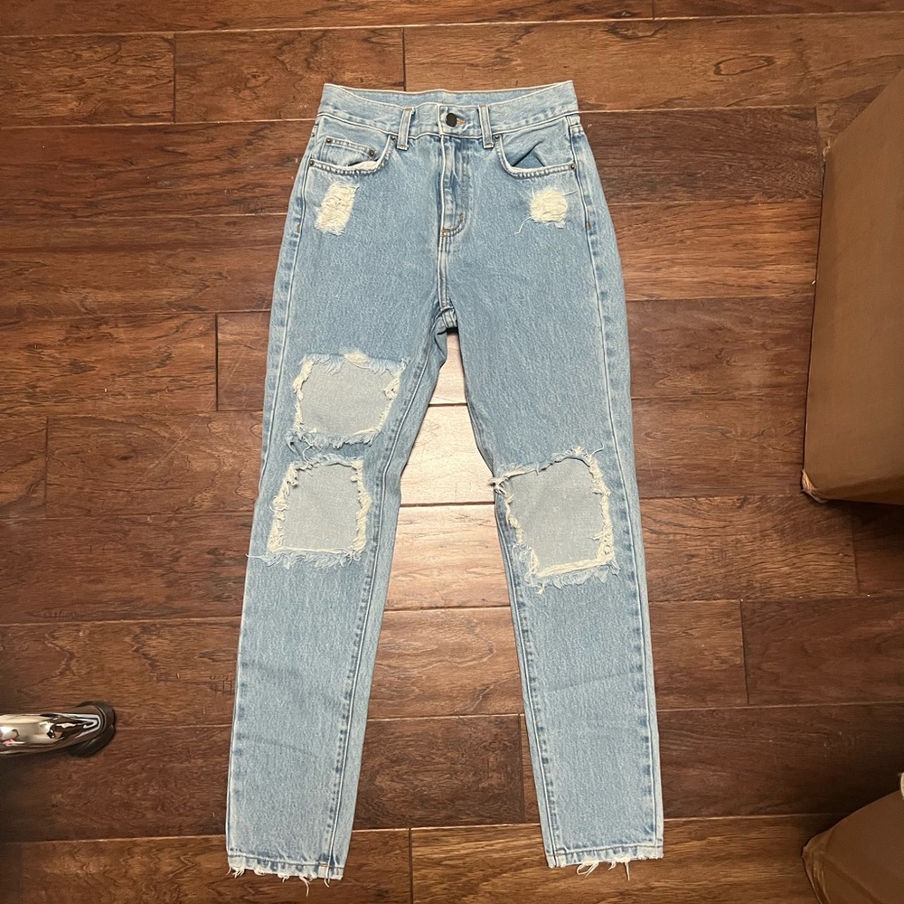 Carmar Denim ripped blue jeans